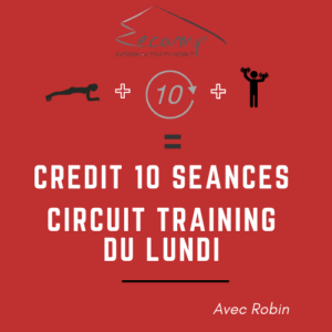 CREDIT 20 SEANCES – CIRCUIT TRAINING DU LUNDI (au prix de 18)